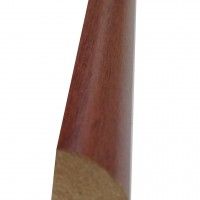 Perfil Mdf Cantoneira 1/4cana 2,4m Mogno Perfil Mdf Cantoneira 1/4cana 2,4m Mogno