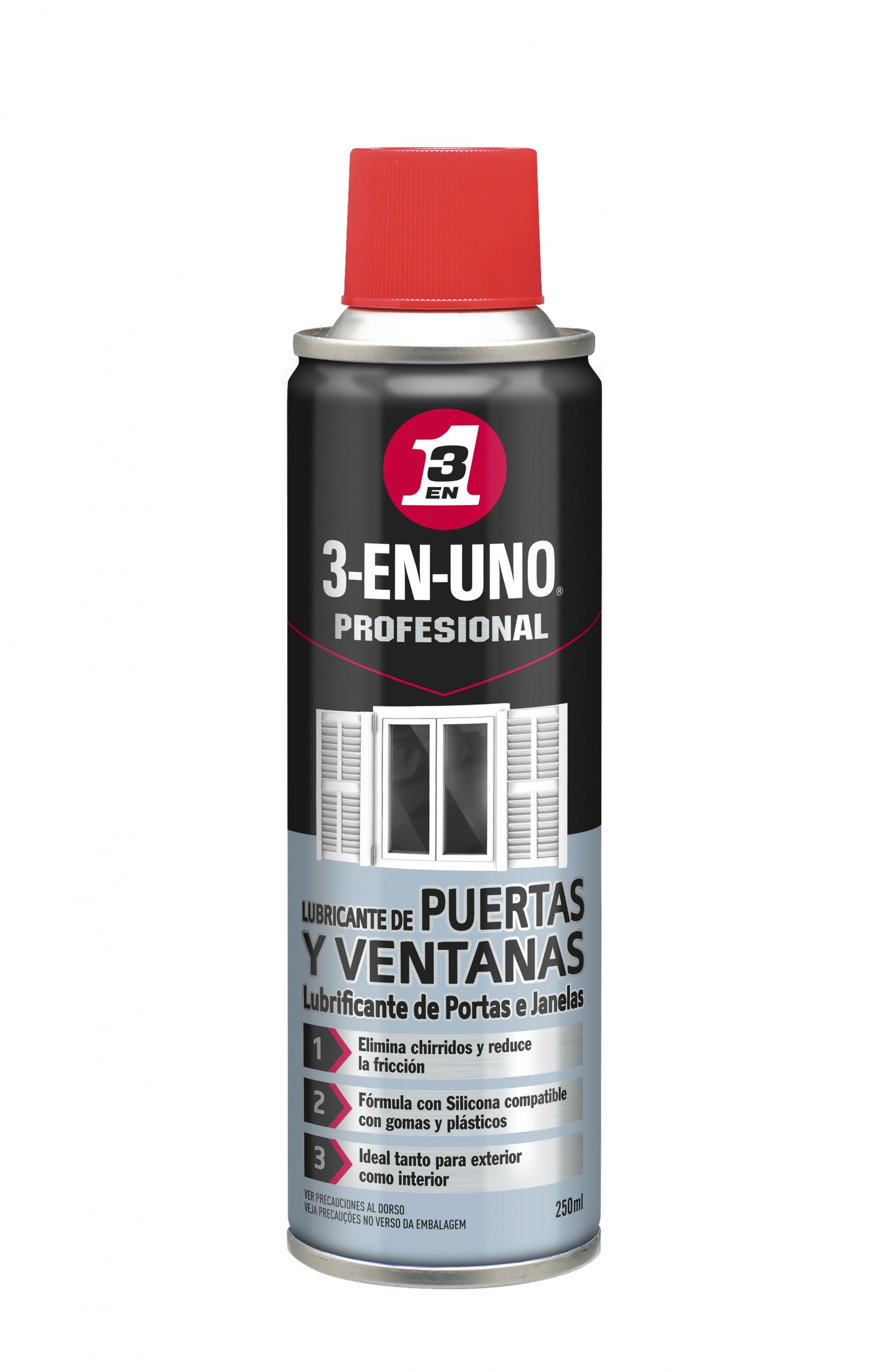 3en1 Lubrificante Portas e Janelas 250ml