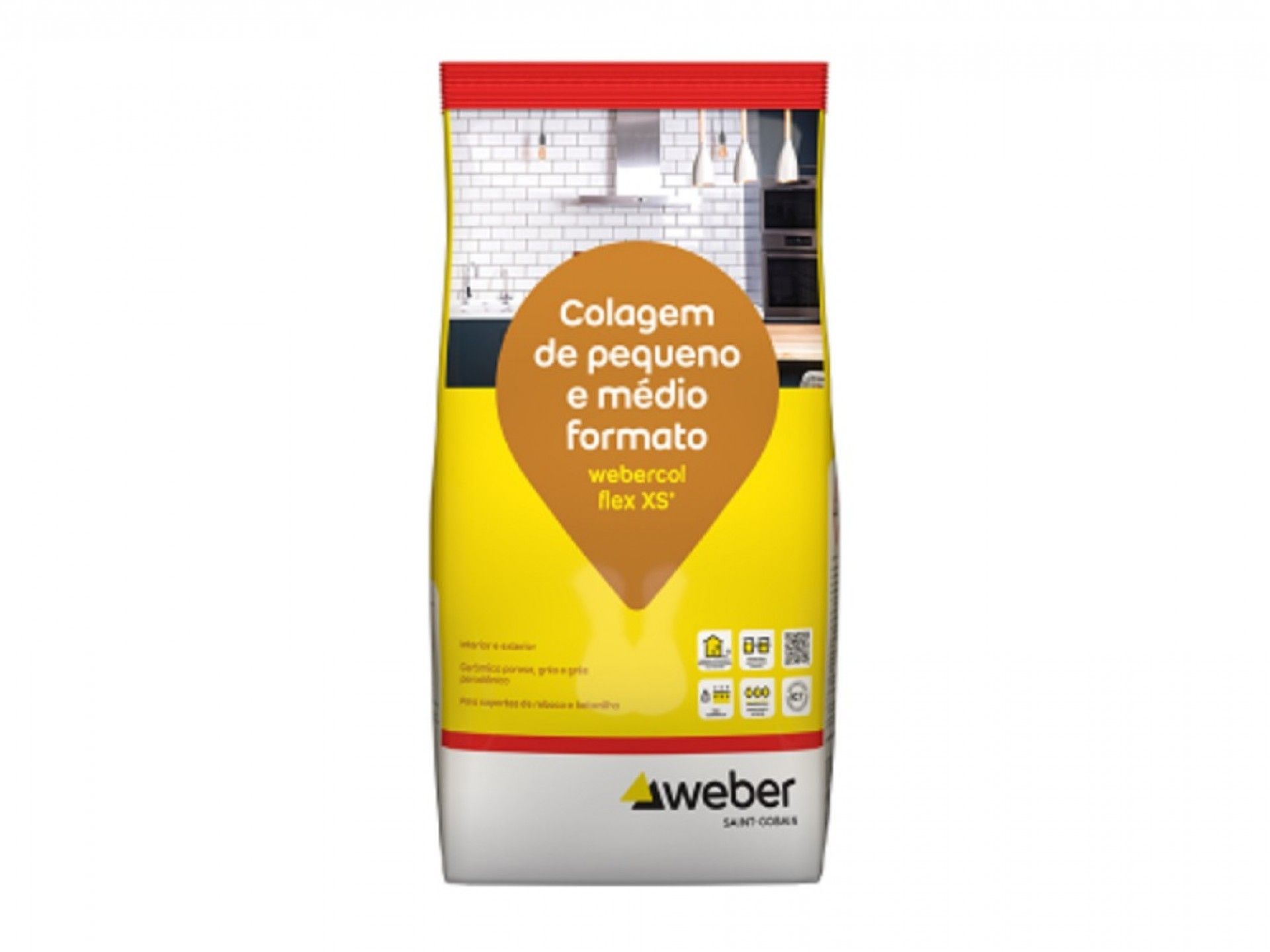 CIMENTO COLA FLEX XS+ CINZA 5KG