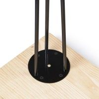 Perna Aço Base Redondo 70x10x10 Preta Perna Aço Base Redondo 70x10x10 Preta