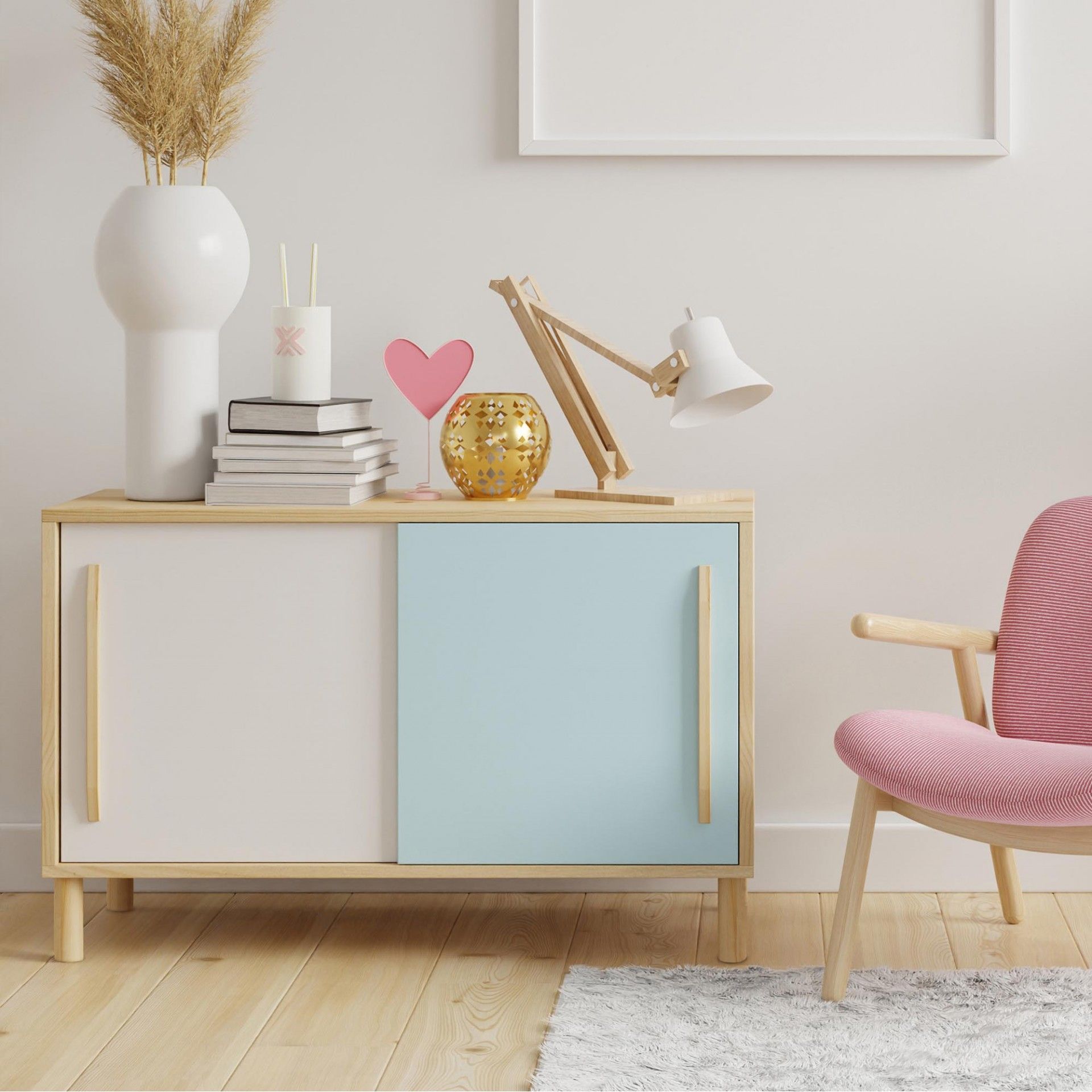 Pé Madeira Redondo D58mm