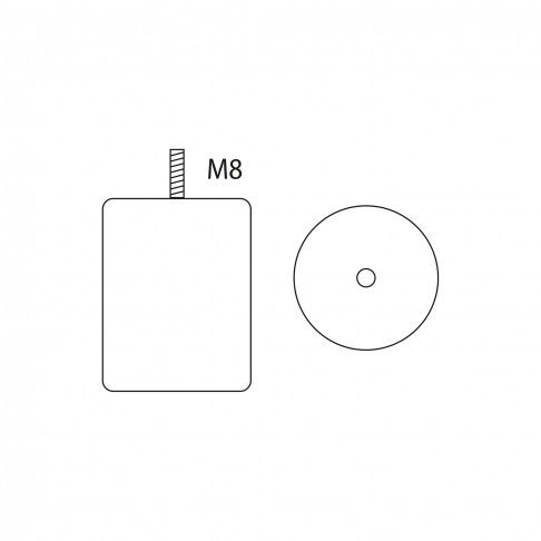 Pé Madeira Redondo D68mm Pé Madeira Redondo D68mm
