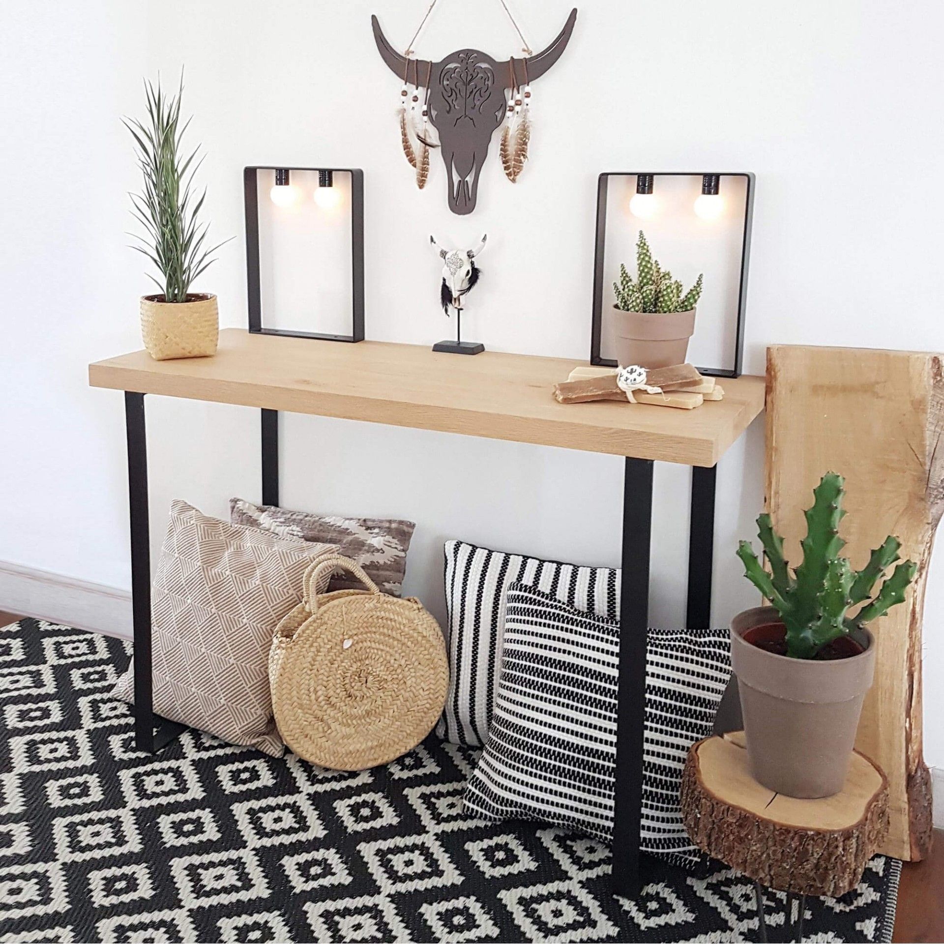 Pé Móvel Quadrado 800x300x40x5 Preta