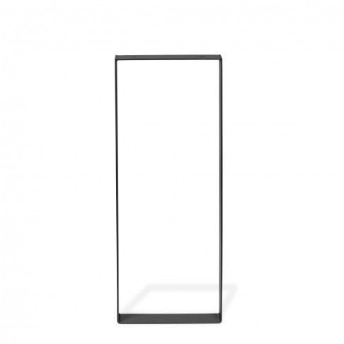 Pé Móvel Quadrado 800x300x40x5 Preta Pé Móvel Quadrado 800x300x40x5 Preta