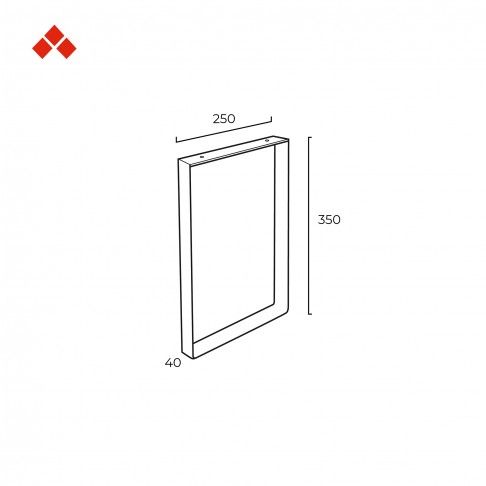 Pé Móvel Quadrado 350x250x40x5 Preta Pé Móvel Quadrado 350x250x40x5 Preta