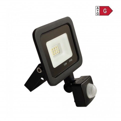 Projetor Led Slim 10w Ip66 C/Sens 6500k Projetor Led Slim 10w Ip66 C/Sens 6500k