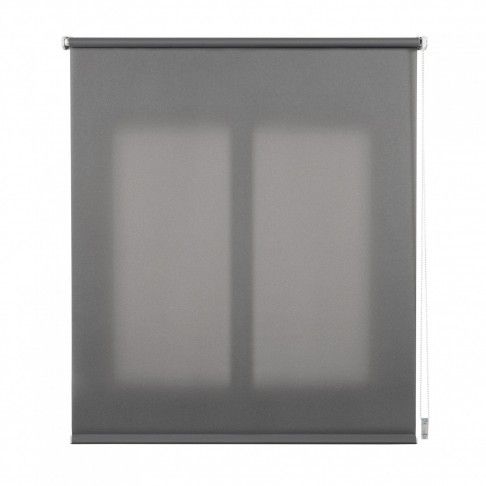 Estore Clip&Fix Translcido.90x180cm Cinza