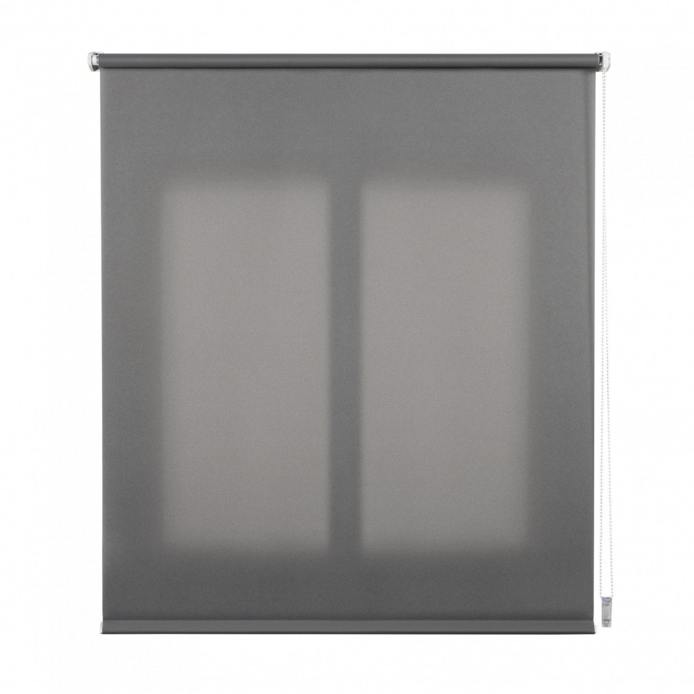 Estore Clip&Fix Transl�cido.90x180cm Cinza
