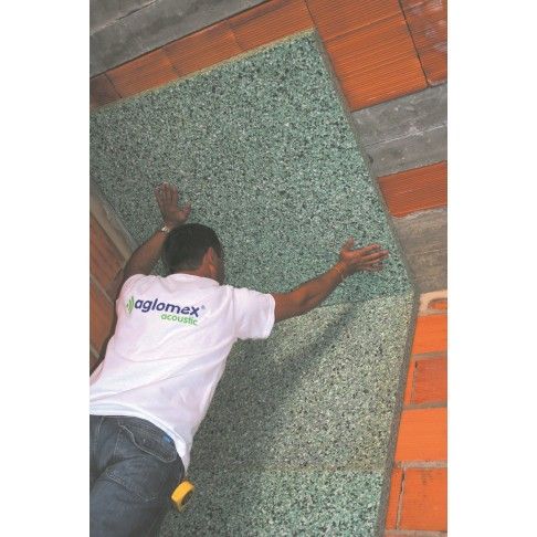 Placa Isolamento Acústico 60fr 1x1m 40mm Placa Isolamento Acústico 60fr 1x1m 40mm