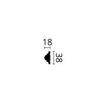 Sanca Parede Wl1 38x18mm 2m Sanca Parede Wl1 38x18mm 2m