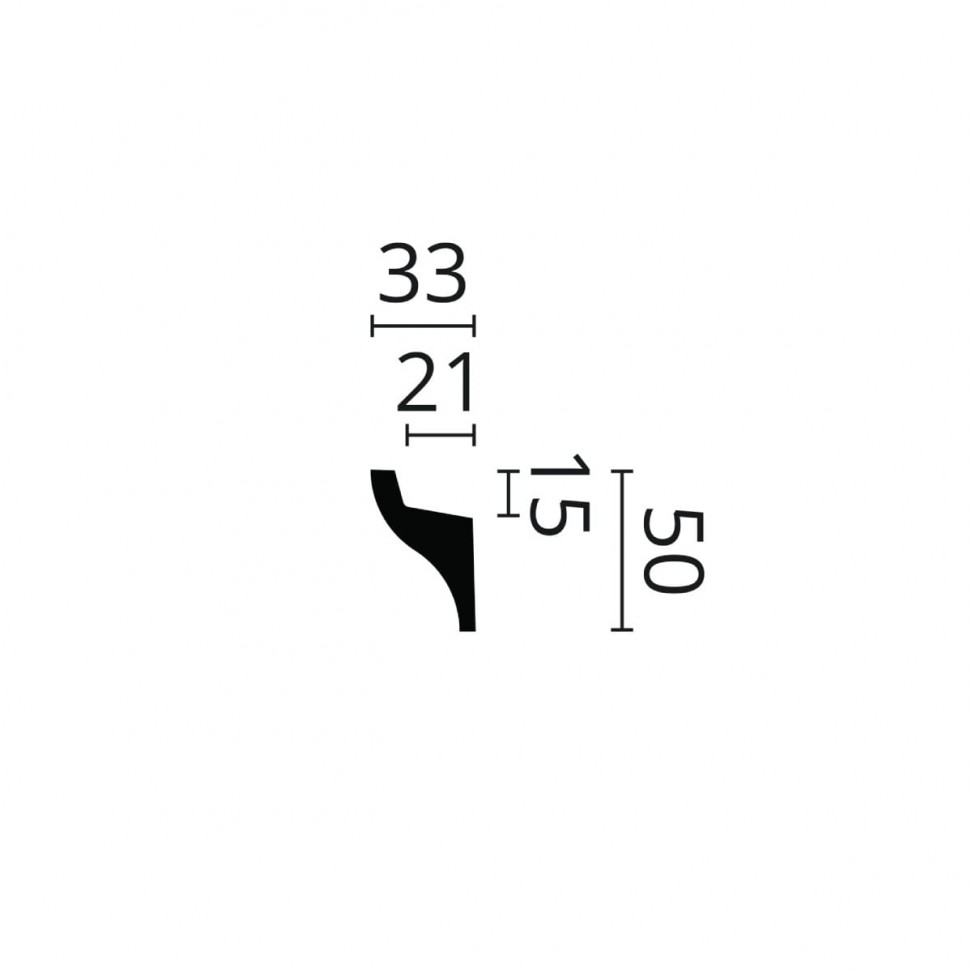 Sanca P/ Luz Il3 50x33mm 2m Sanca P/ Luz Il3 50x33mm 2m