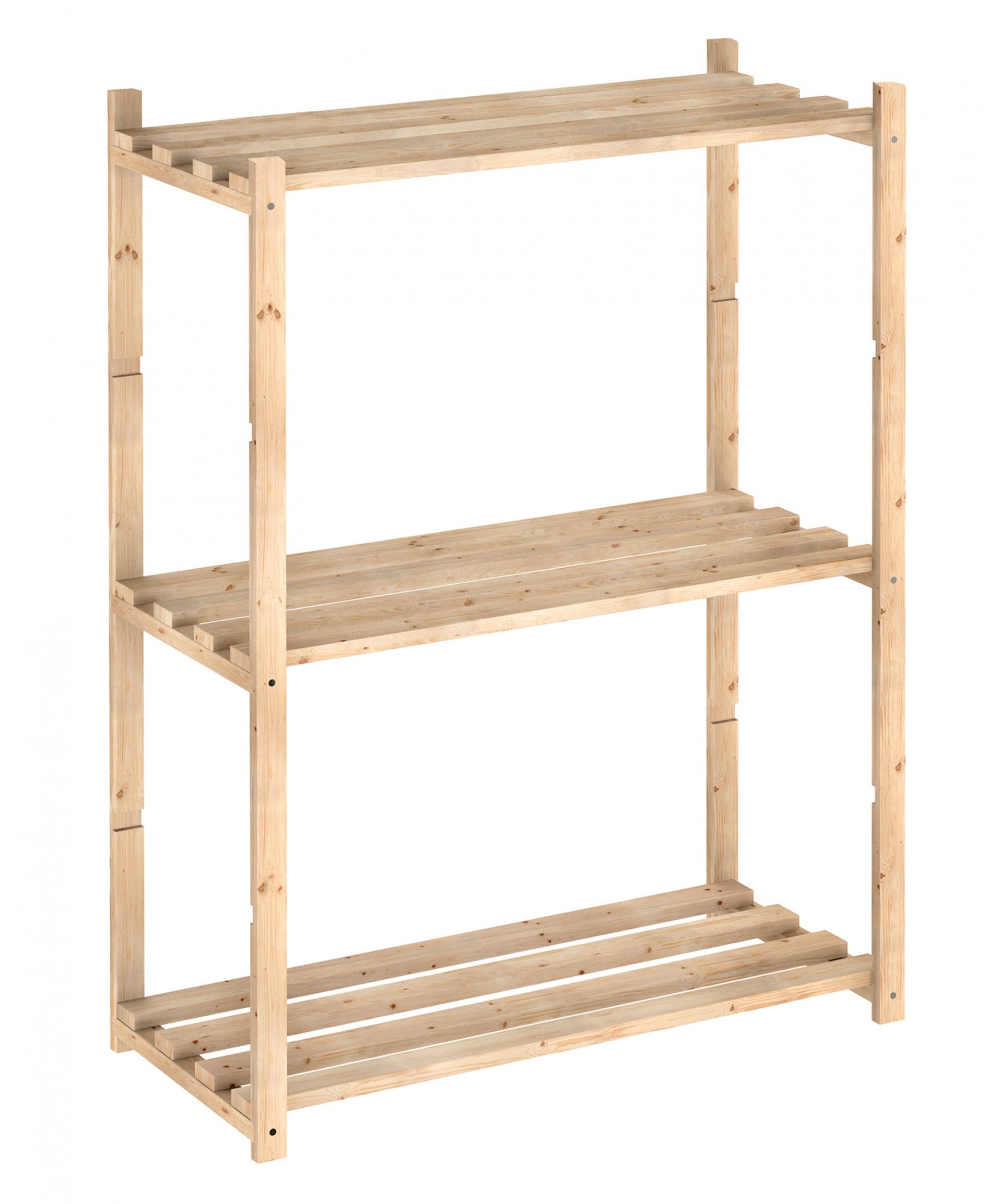 Estante Pinho 3 prateleiras 922x300x650mm