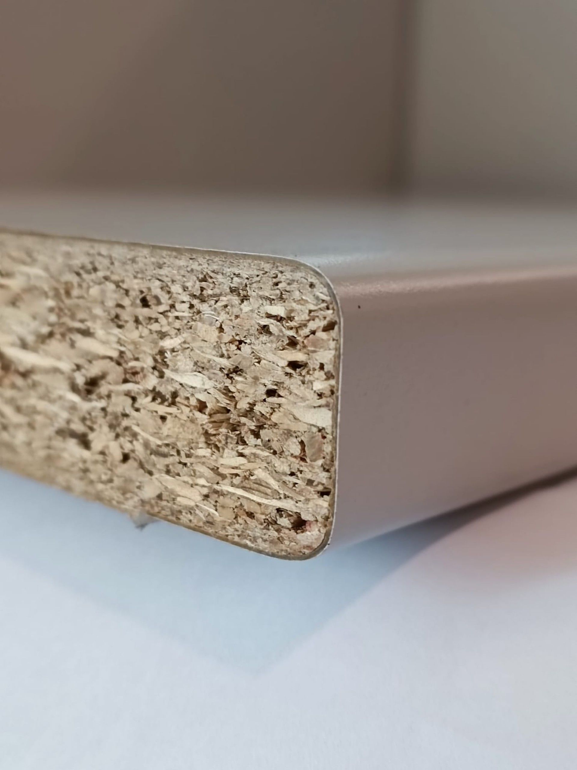 Tampo Cozinha 620x30x3600 R5 Liso Cinza