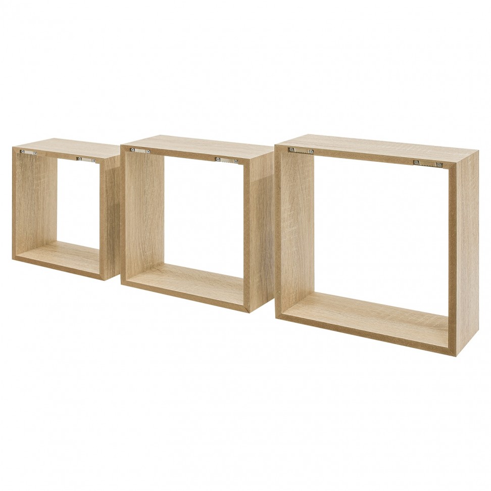 Kit 3 Cubos 30x30x12mm Carvalho Kit 3 Cubos 30x30x12mm Carvalho