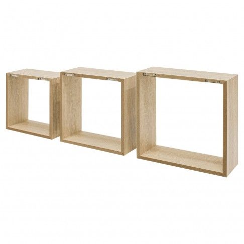 Kit 3 Cubos 30x30x12mm Carvalho Kit 3 Cubos 30x30x12mm Carvalho