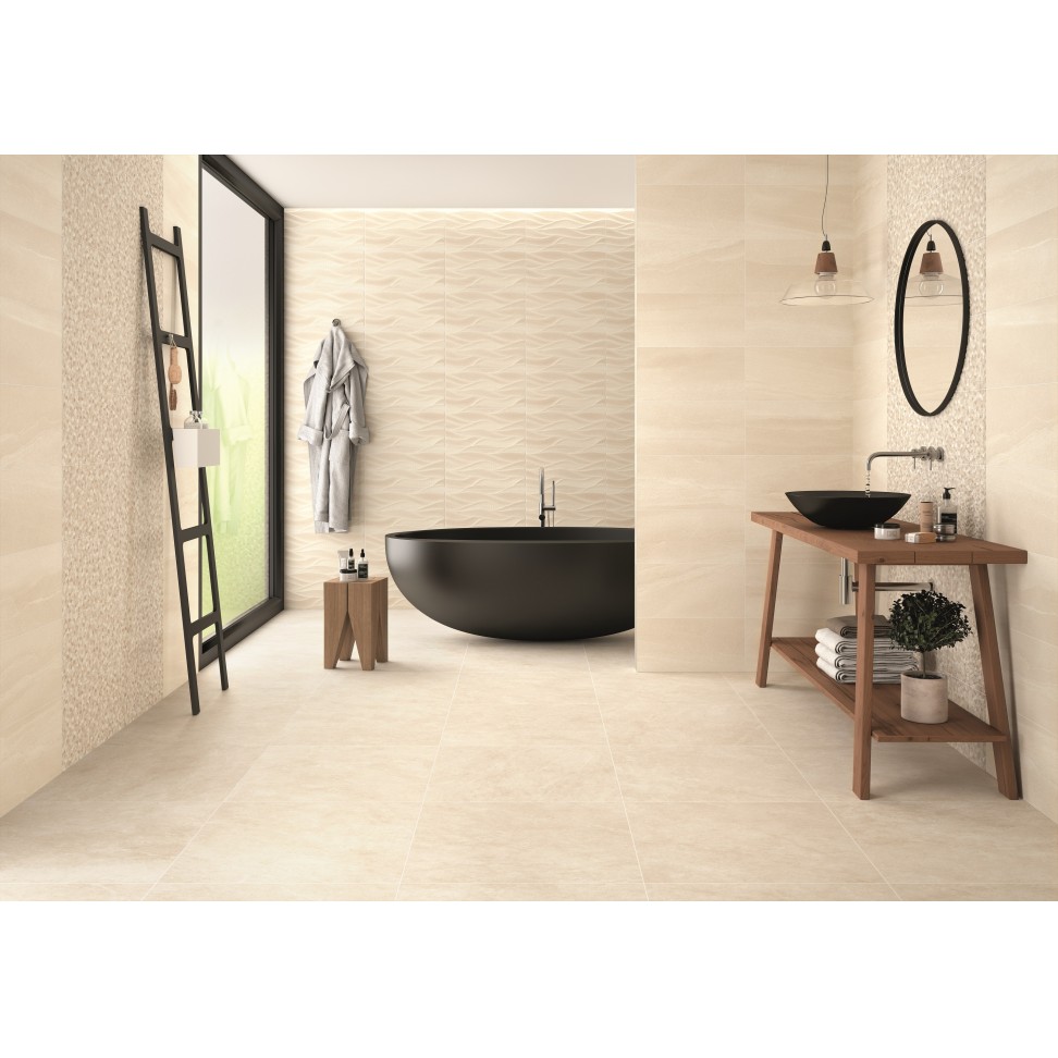 Revestimento Windsor Ivory LF 25x50 Cx.1,63m2 Revestimento Windsor Ivory LF 25x50 Cx.1,63m2