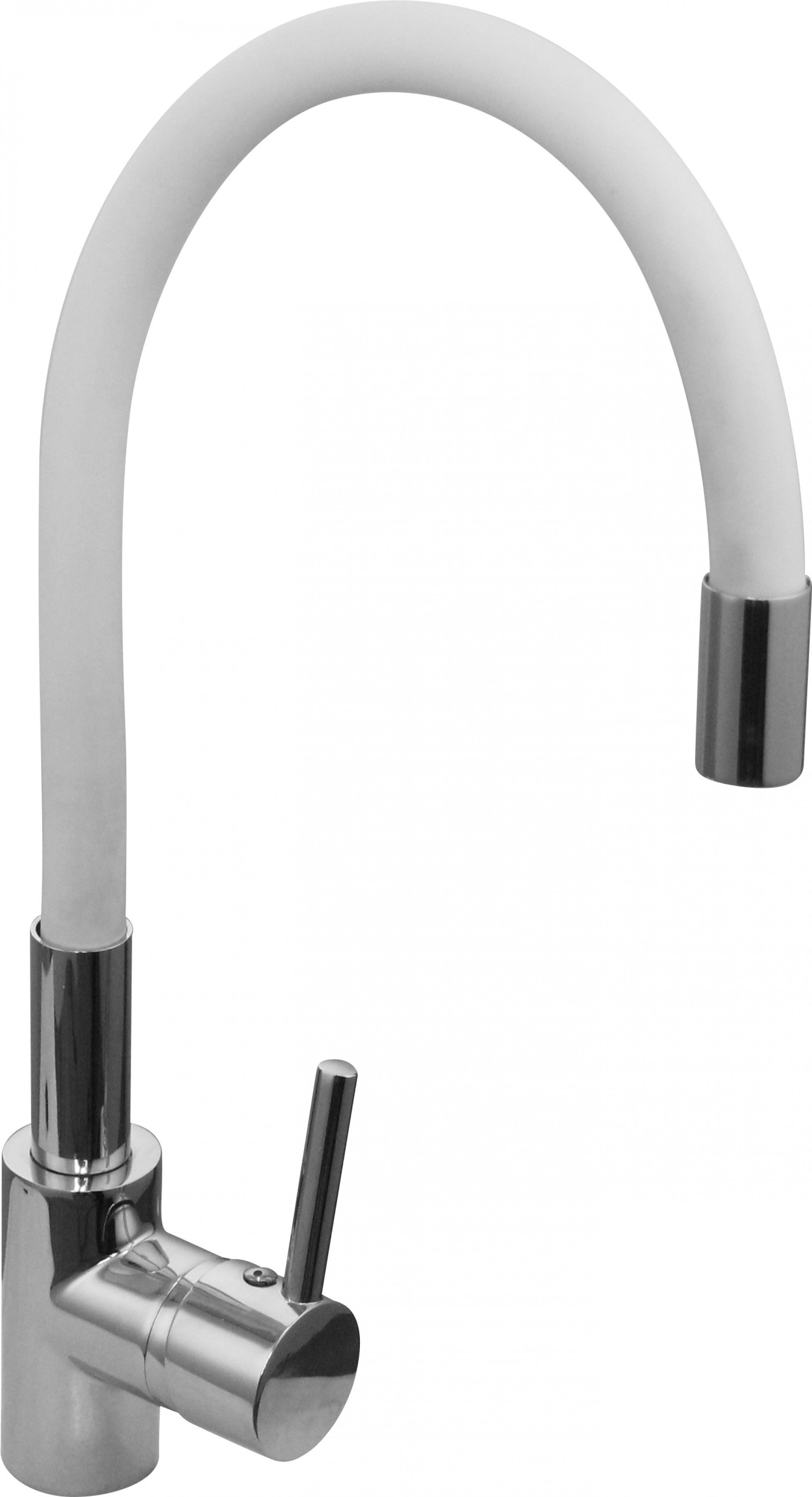 Torneira Banca Maleável Branca