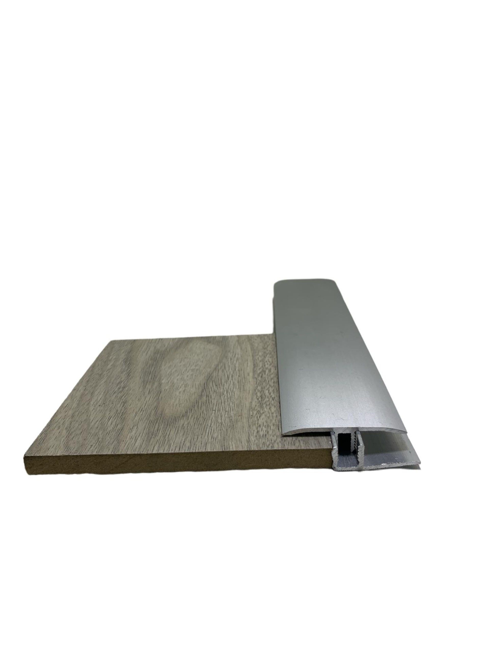 Perfil Transição + Base 250x4x1 Aluminio