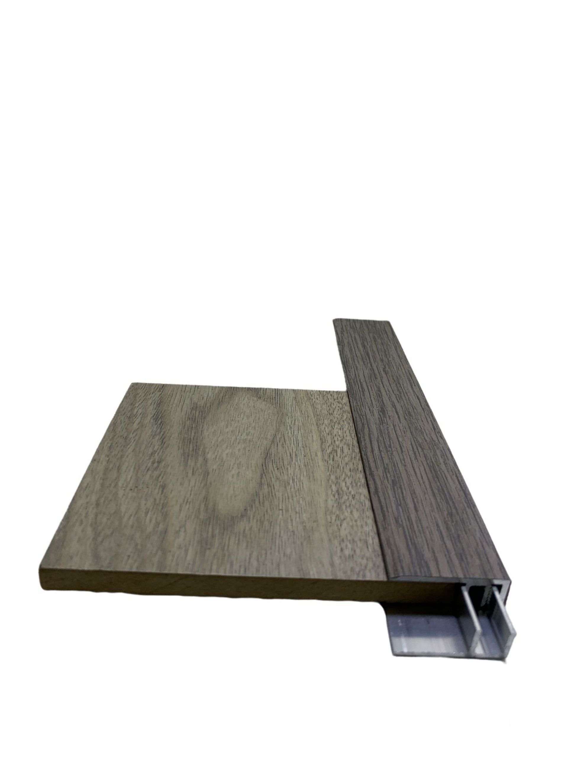 Perfil Remate + Base 250x3x1 Cinza Y