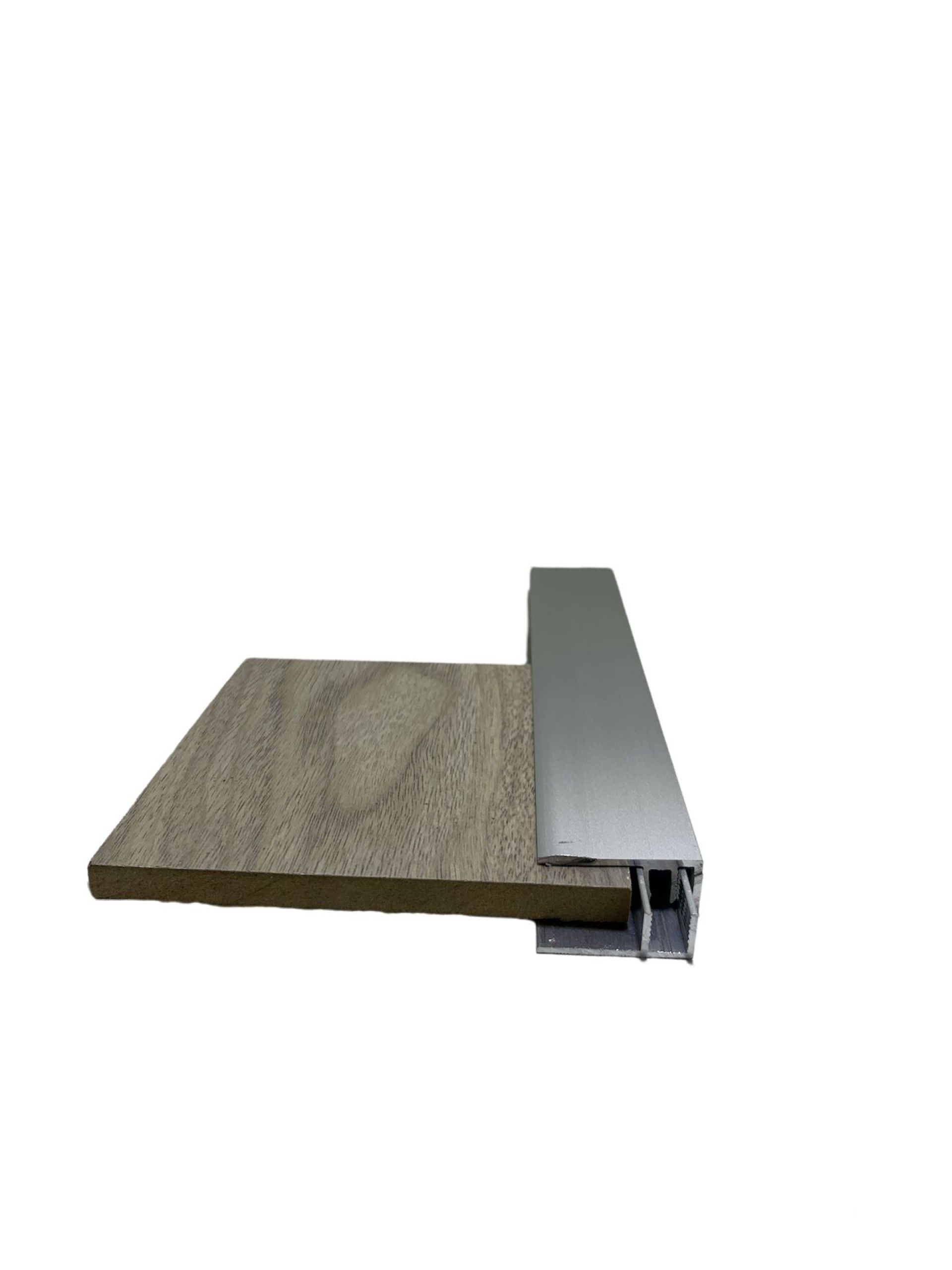 Perfil Remate + Base 250x3x1 Aluminio