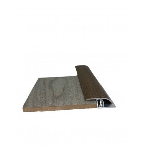 Perfil Desnível + Base 90x4x1 Nogueira Oxford Perfil Desnível + Base 90x4x1 Nogueira Oxford