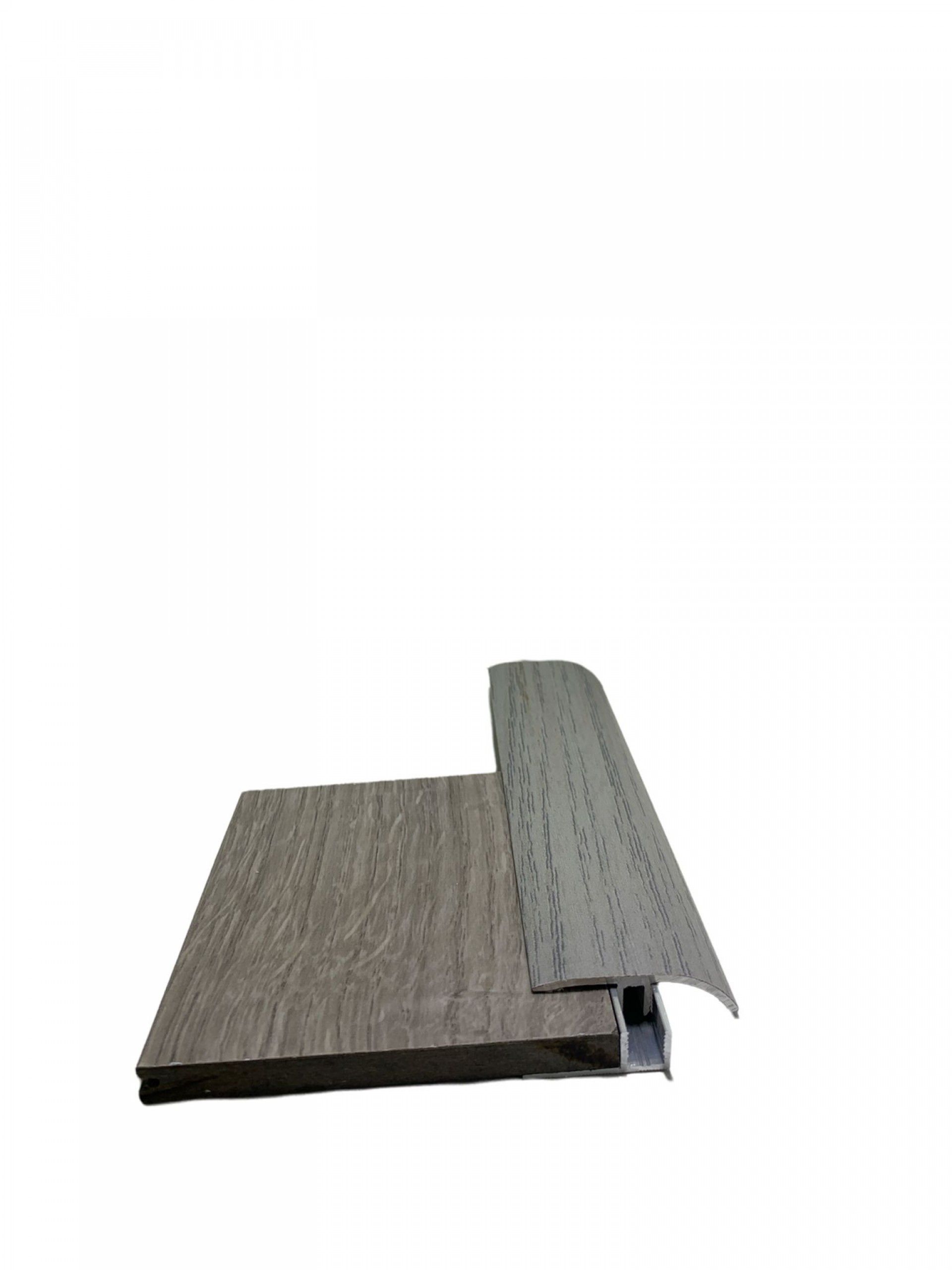 Perfil Desnível + Base 90x4x1 Carvalho Cinza