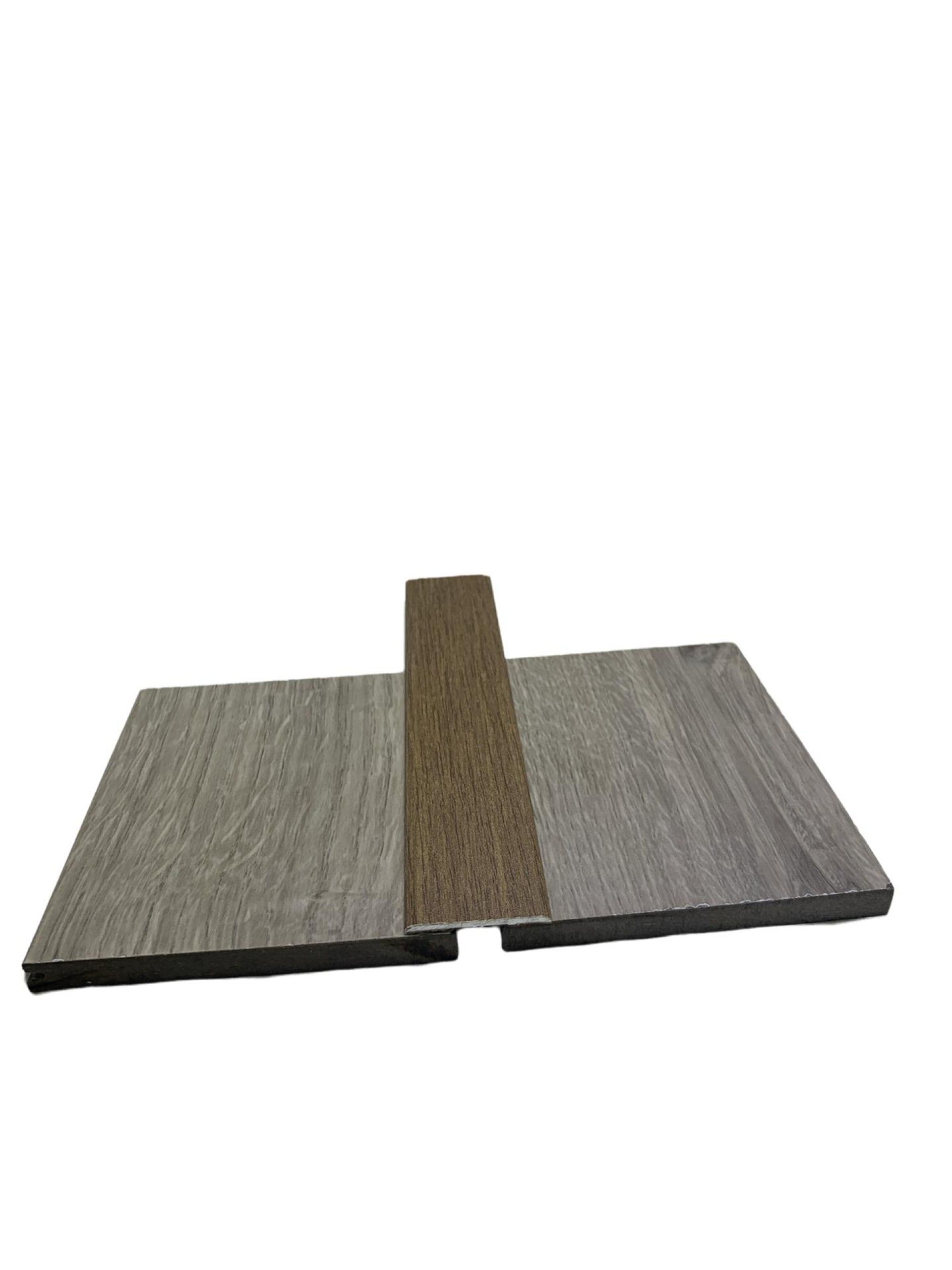 Perfil Transição Adesivo 90x3x0,3 Nogueira Oxford