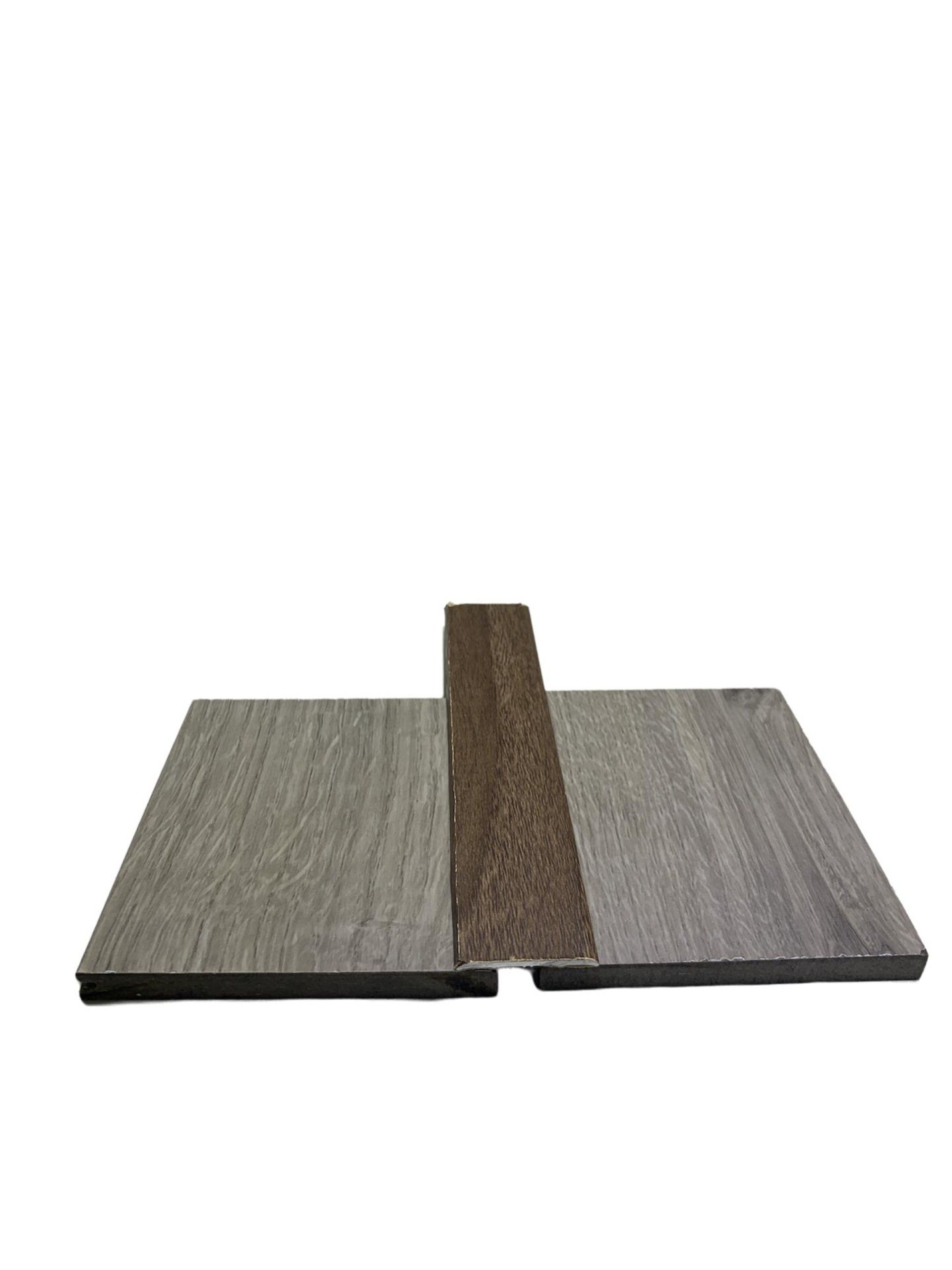 Perfil Transição Adesivo 90x3x0,3 Nogueira Viena