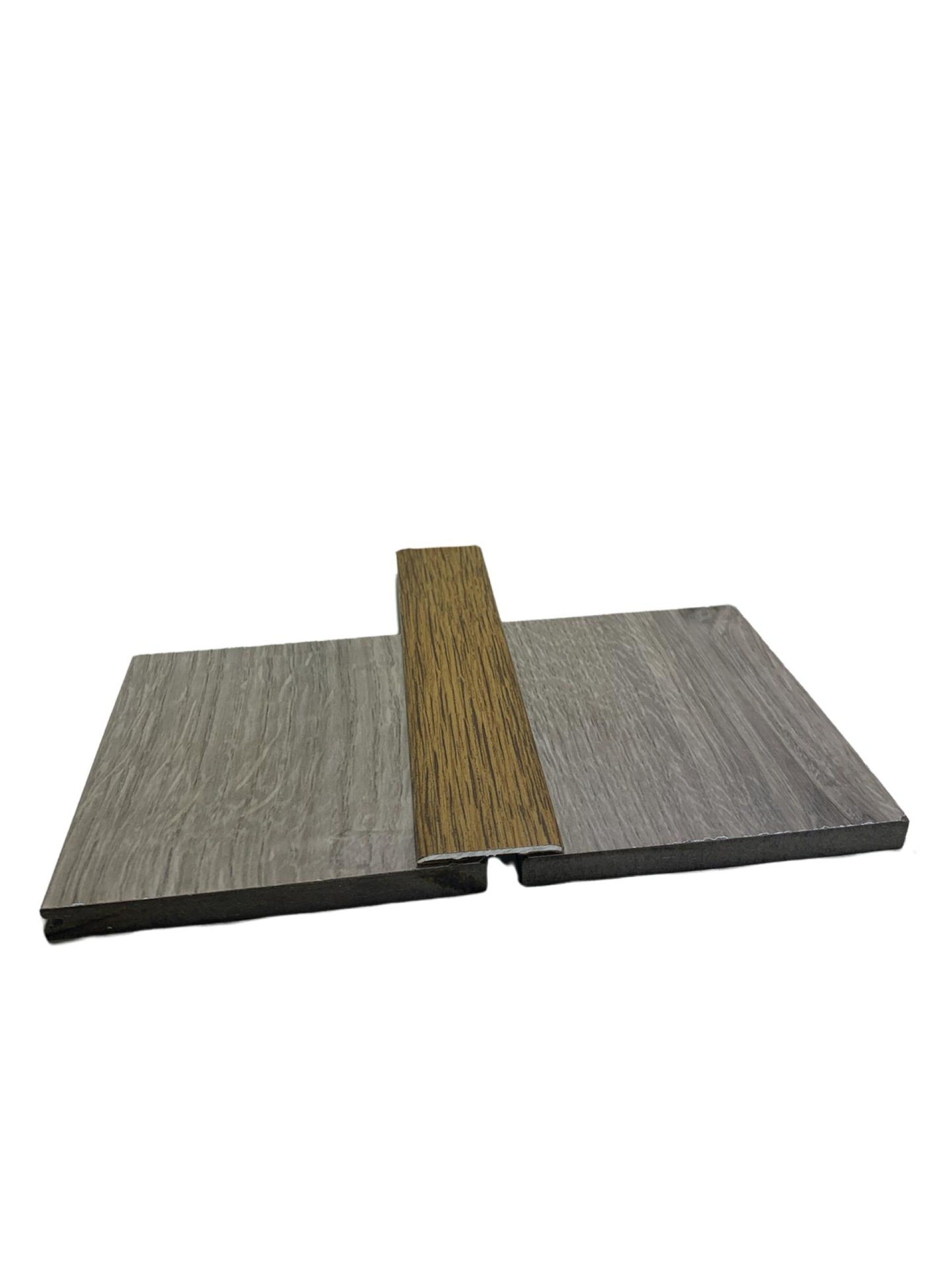 Perfil Transição Adesivo 90x3x0,3 Carvalho Rústico