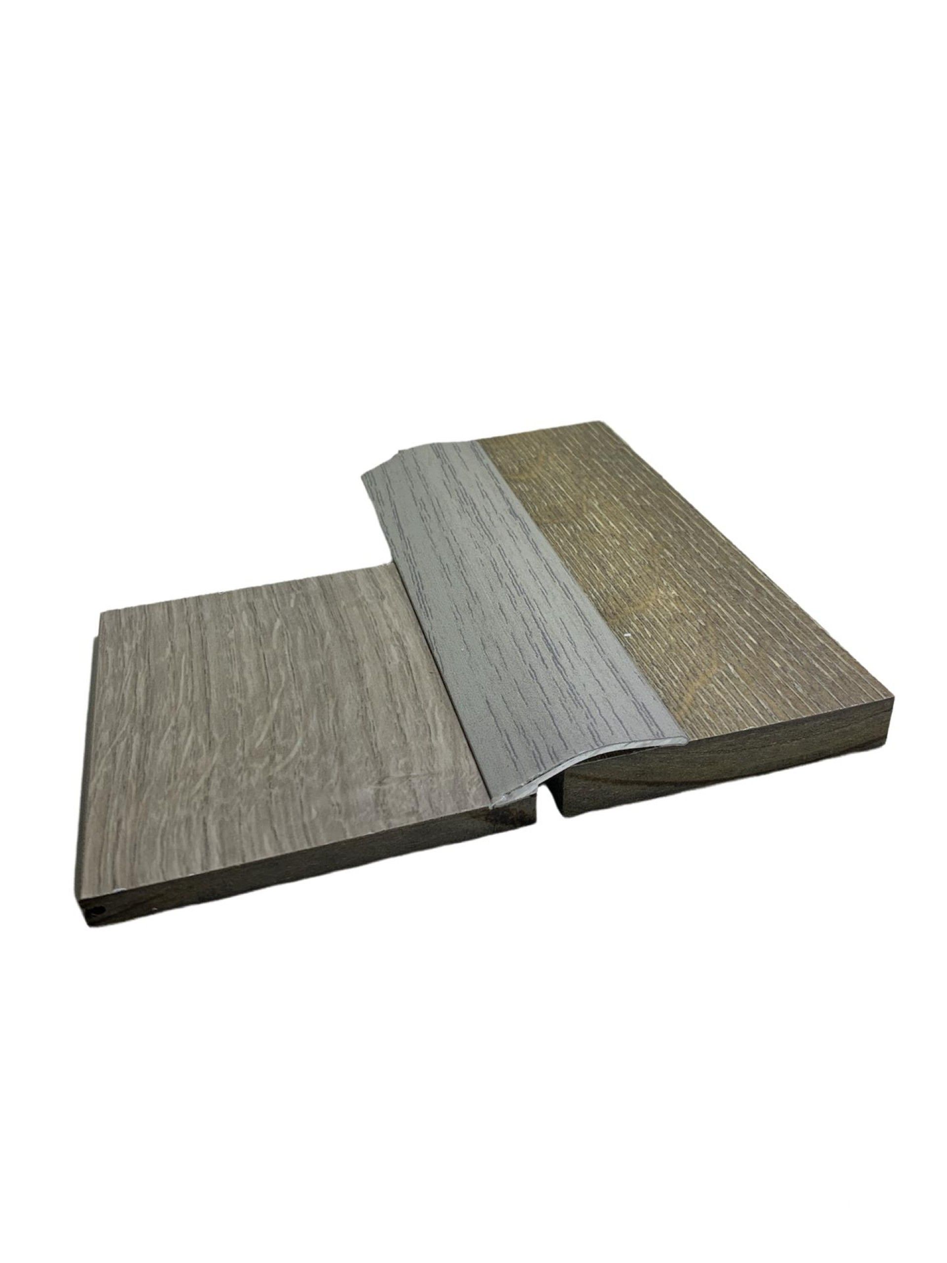 Perfil Desnível Adesivo 90x4x0,8 Carvalho Cinza