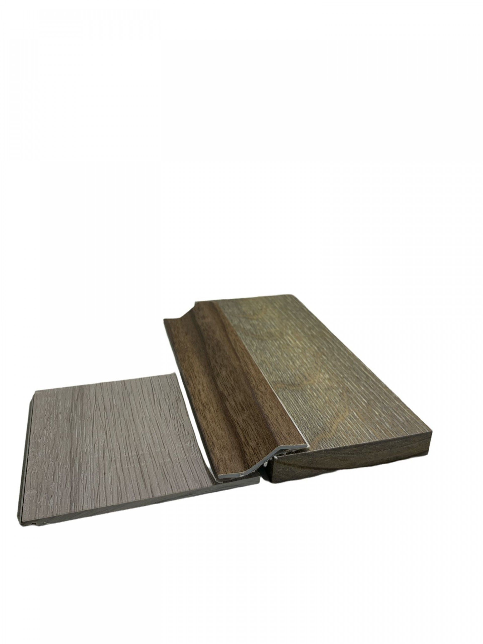 Perfil PVC Desnível Adesivo 90x4x0,8 Nogueira Viena