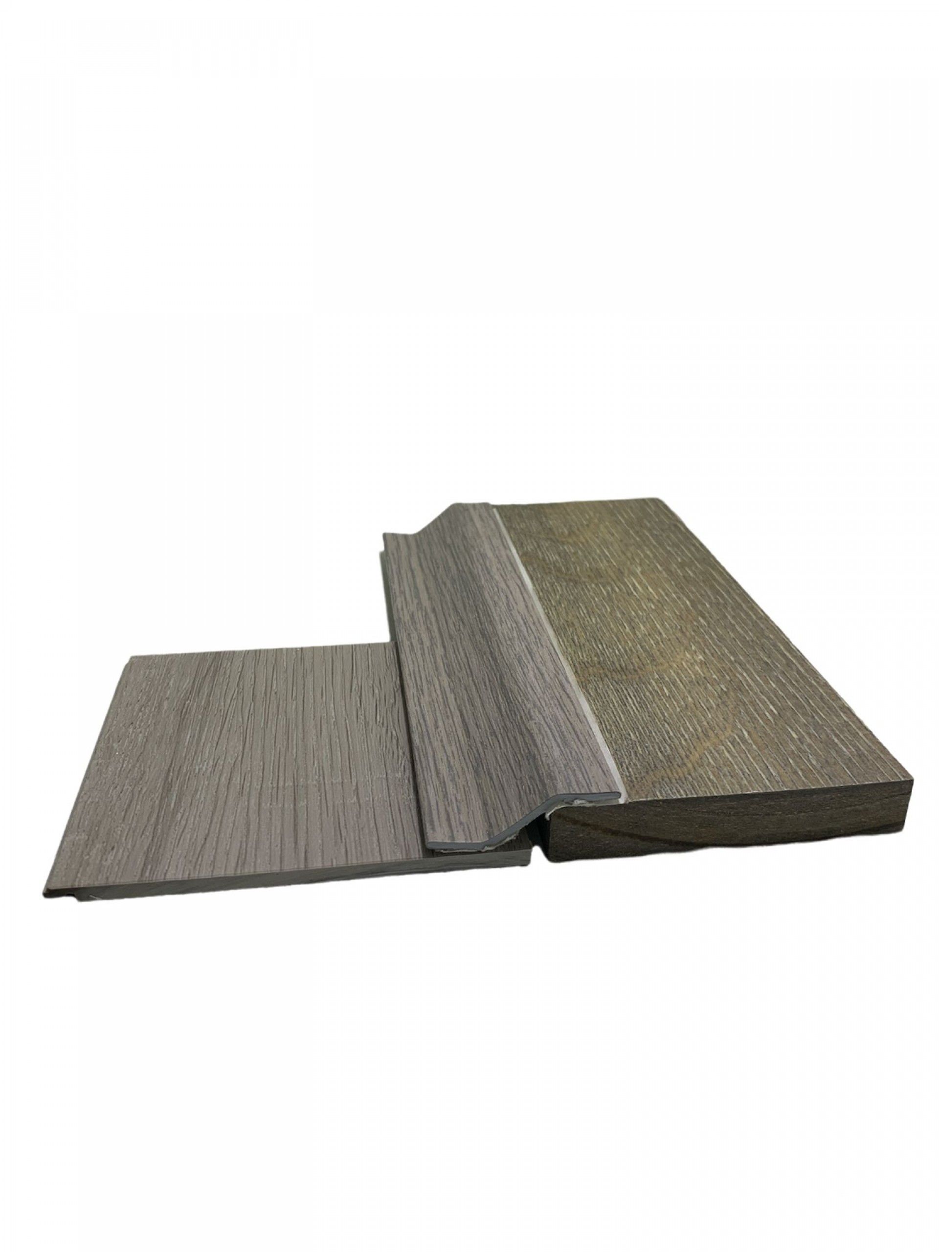 Perfil PVC Desnível Adesivo 90x4x0,8 Cinza Y