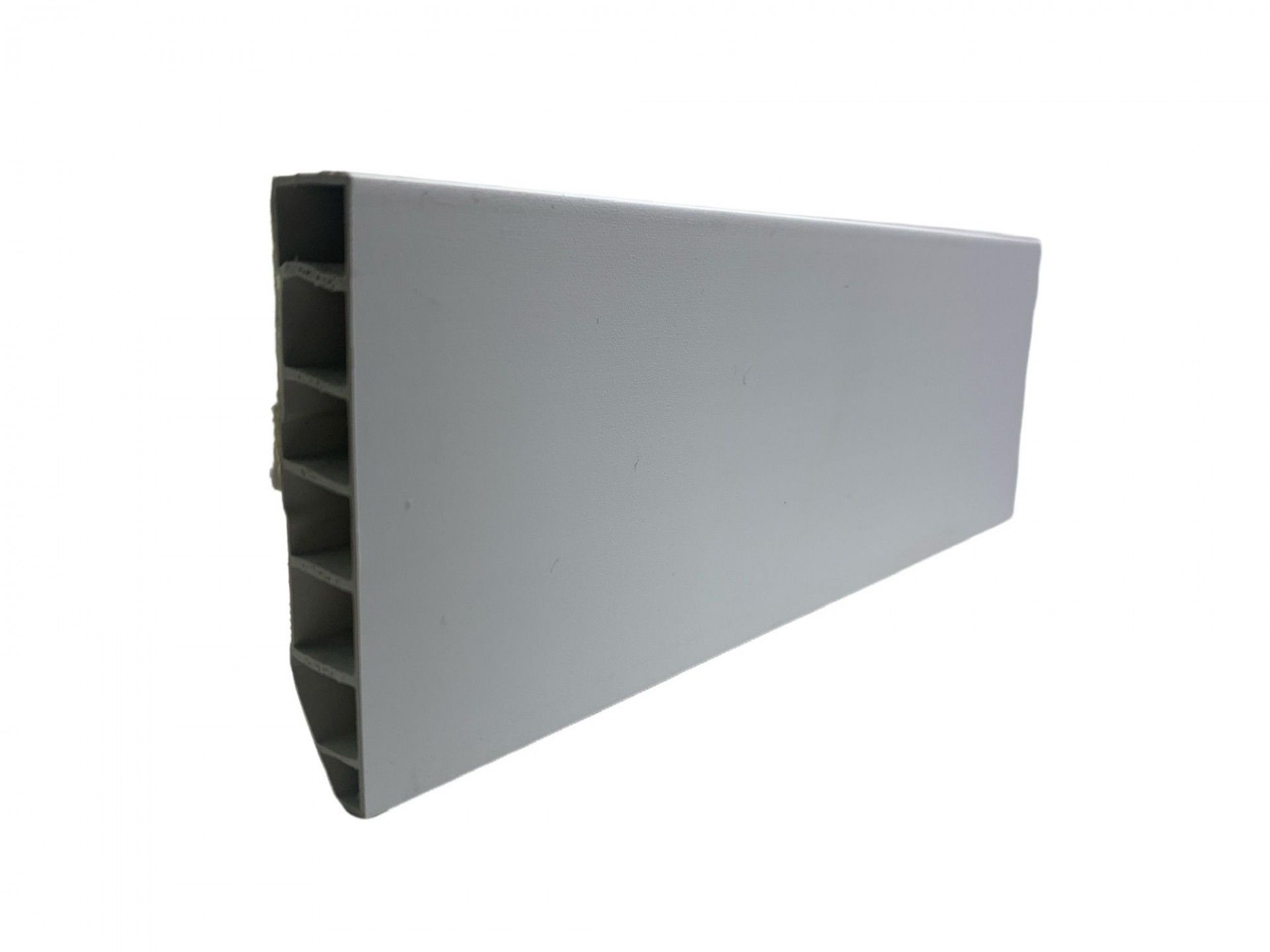 Rodapé PVC Alveolar Branco 2500x70x15