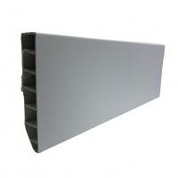 Rodapé PVC Alveolar Branco 2500x70x15 Rodapé PVC Alveolar Branco 2500x70x15