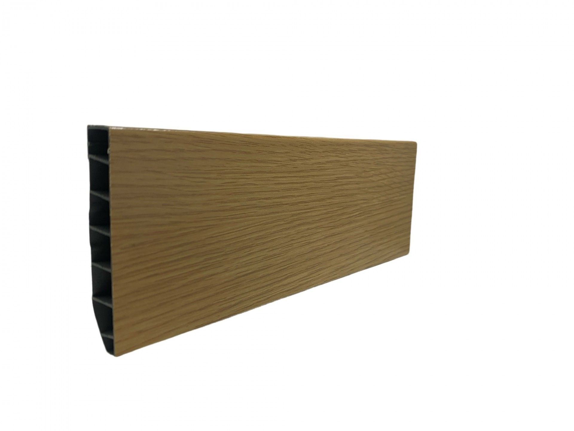 Rodapé PVC Alveolar Carvalho 2500x70x15