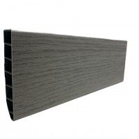 Rodapé PVC Alveolar Carvalho Cinza 2500x70x15 Rodapé PVC Alveolar Carvalho Cinza 2500x70x15