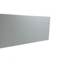 Rodapé PVC Expandido Branco 2480x100x14 Rodapé PVC Expandido Branco 2480x100x14