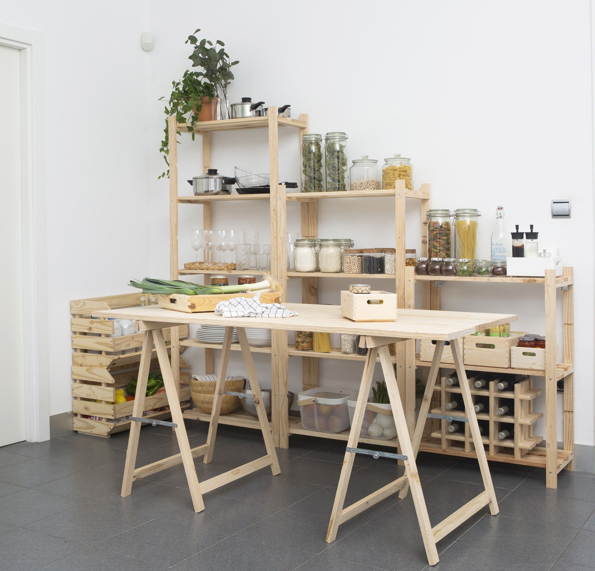 Cavalete Em Pinho 74x73,5cm 400kg