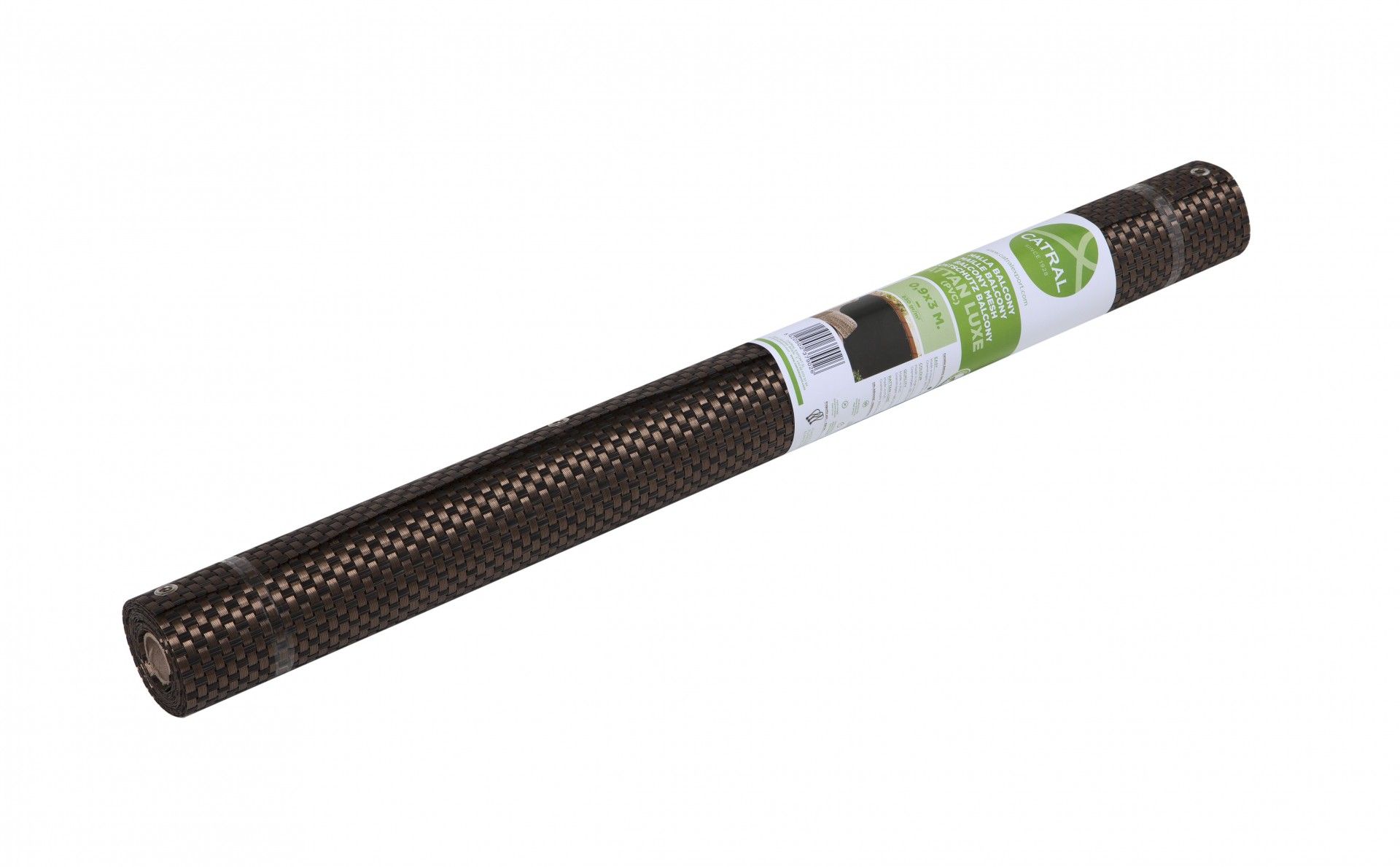 Ocultação Varandas Rattan 0.9x3m Castanho