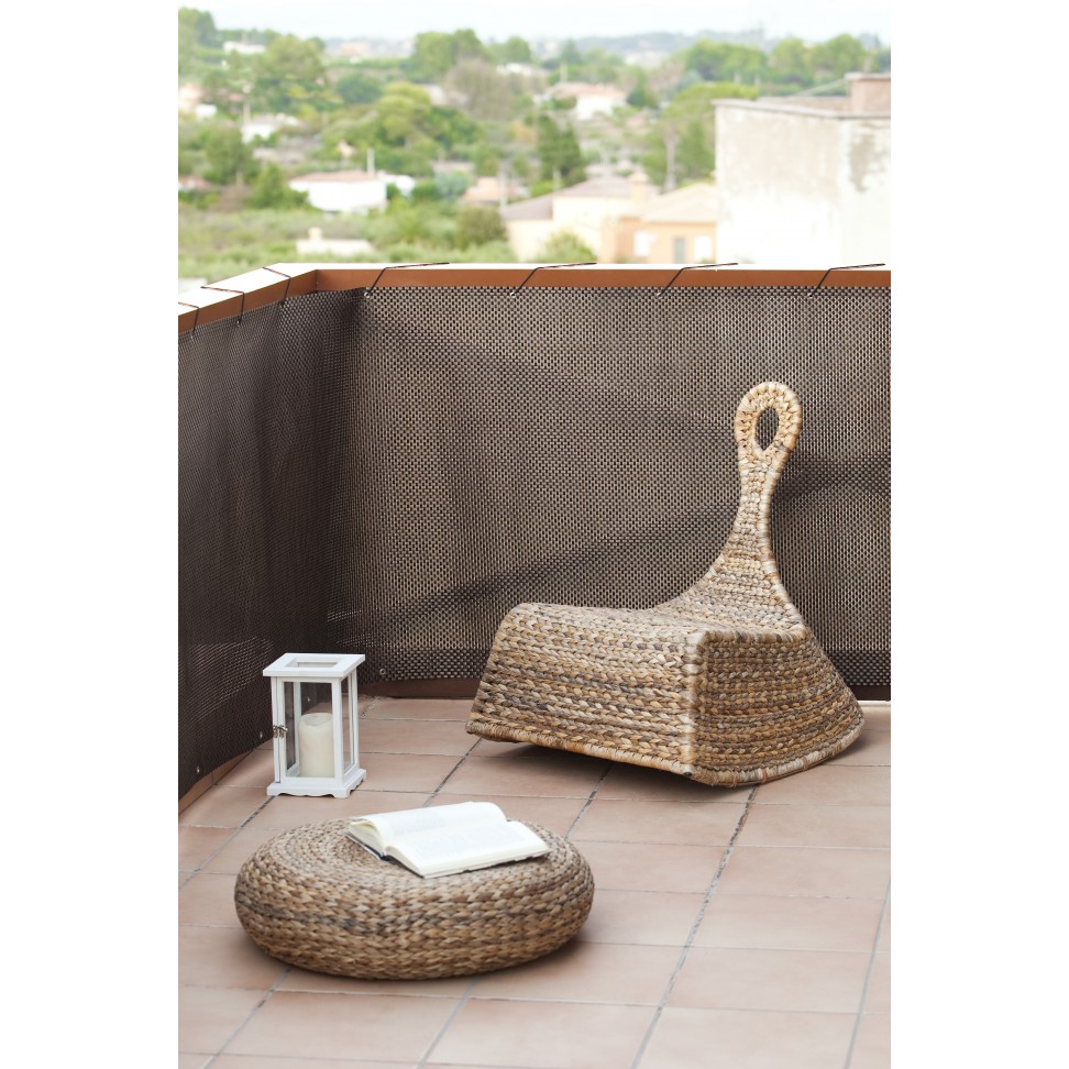 Oculta��o Varandas Rattan 0.9x3m Castanho