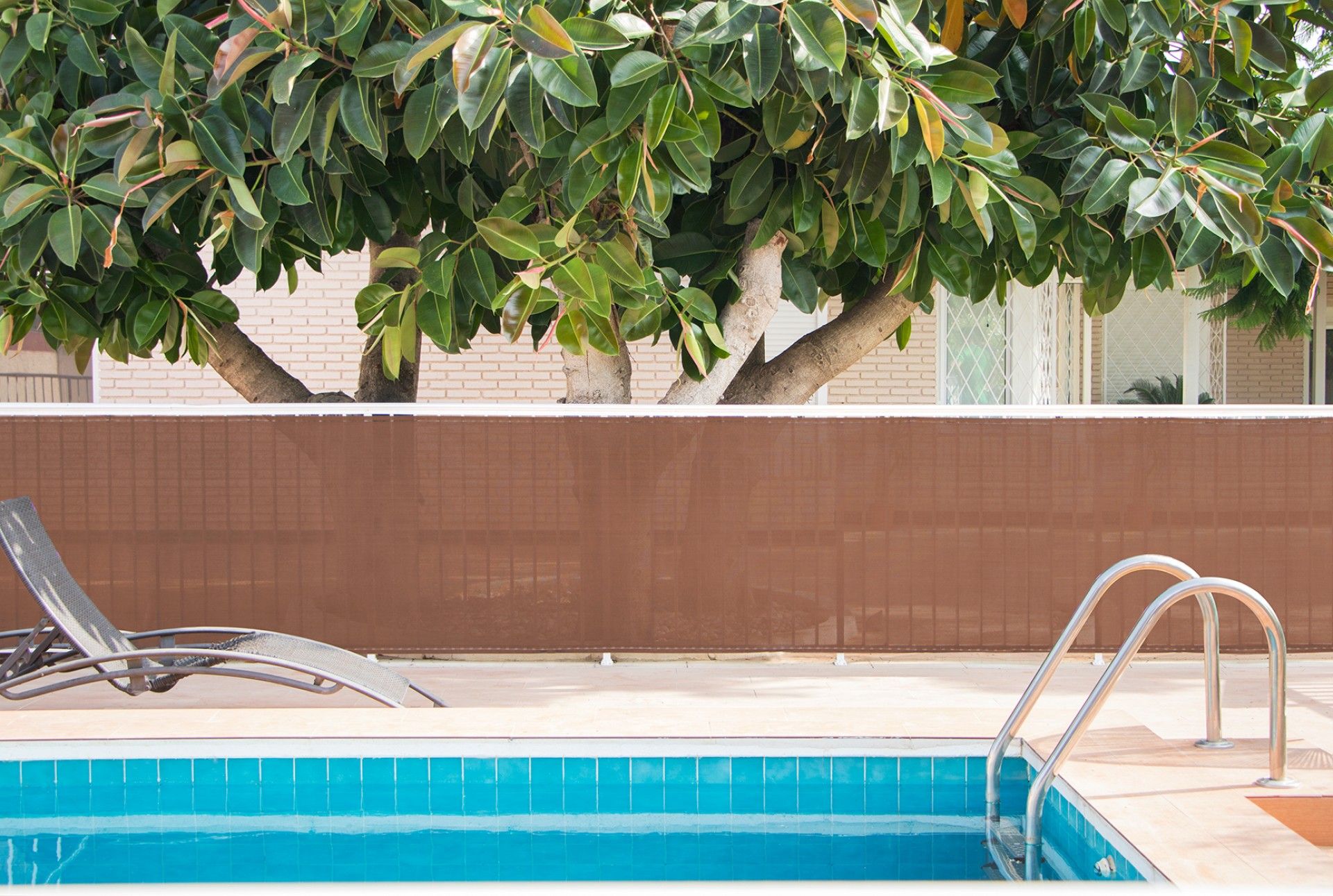 Ocultação Varandas 1x3m Castanho 160g