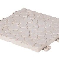 Placa De Chão Lop 30x30 Branco 9un Placa De Chão Lop 30x30 Branco 9un
