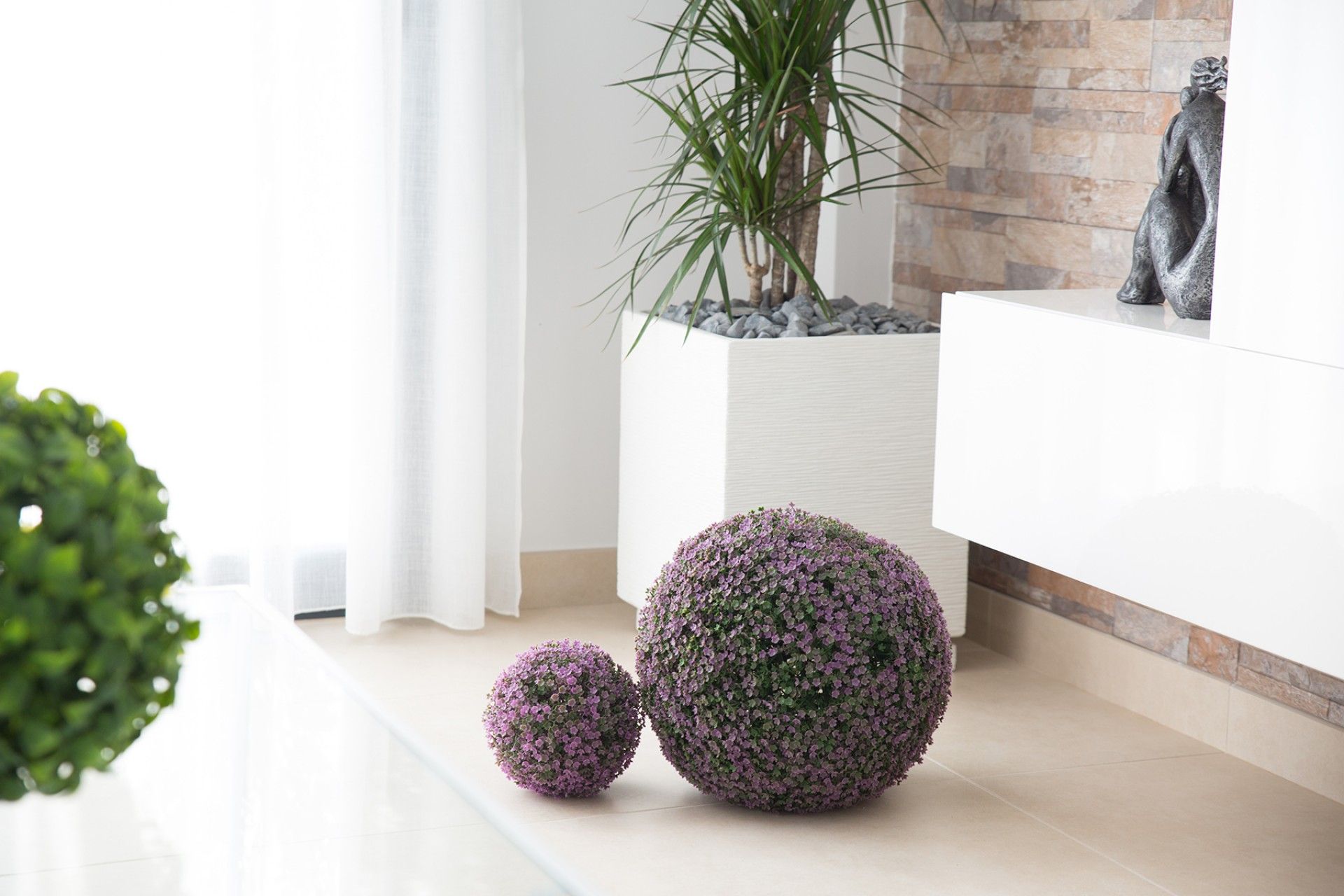 Esfera Decorativa Vinca Dim 18cm