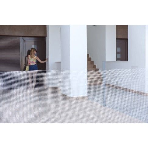 Rede Malha Quadrada 10 1x5m Branco Rede Malha Quadrada 10 1x5m Branco