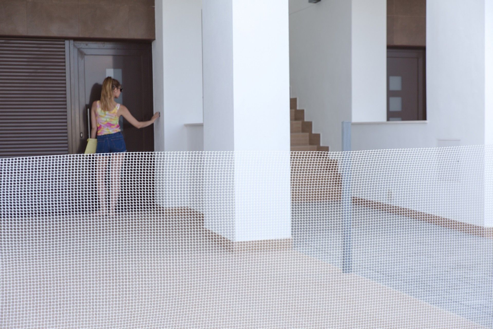 Rede Malha Quadrada 10 1x5m Branco