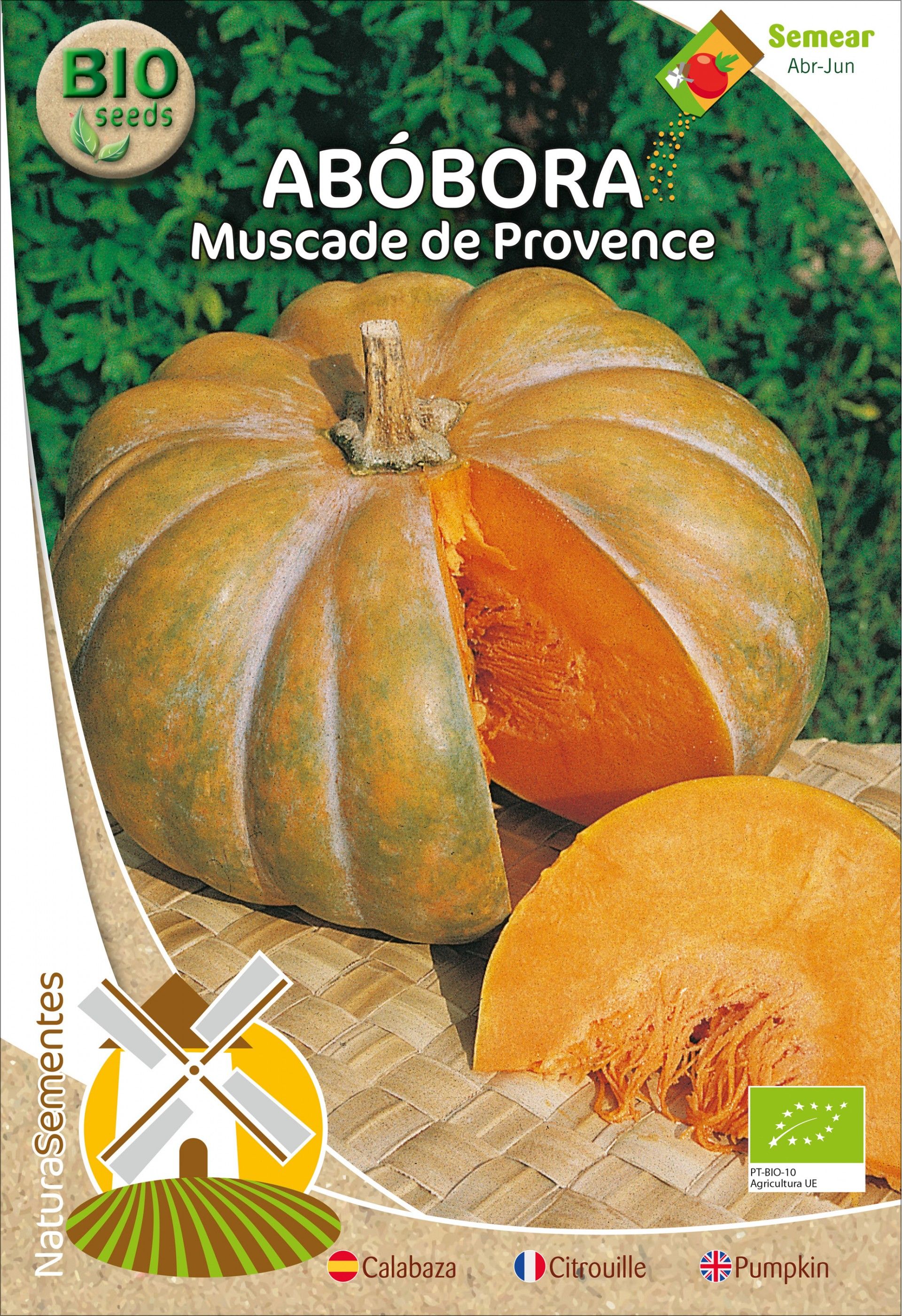 Abóbora Muscade De Provence Bio