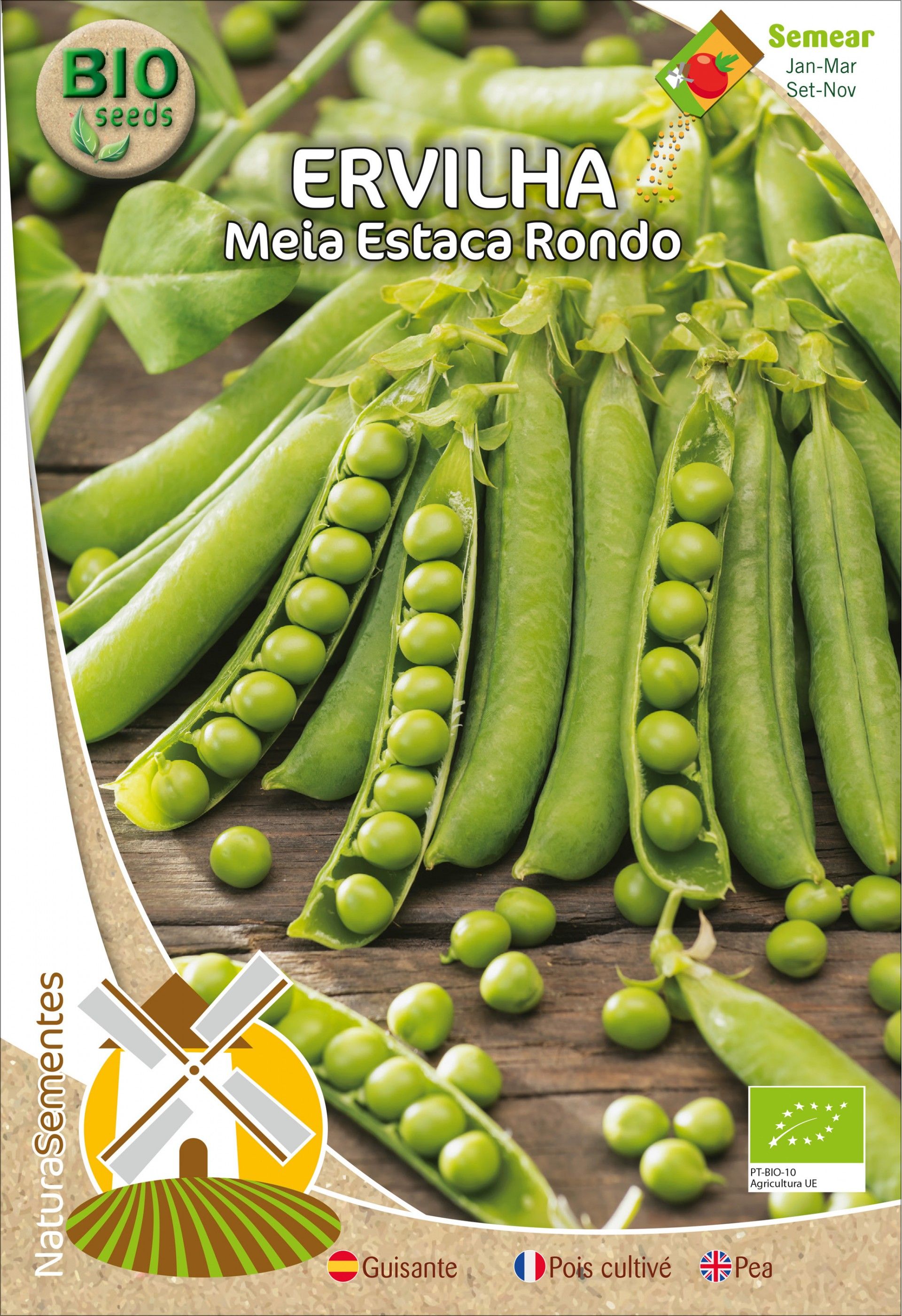 Ervilha Meia Estaca Rondo Bio