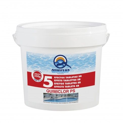 Cloro 5 Efeitos Tabletes 200g 5kg Cloro 5 Efeitos Tabletes 200g 5kg