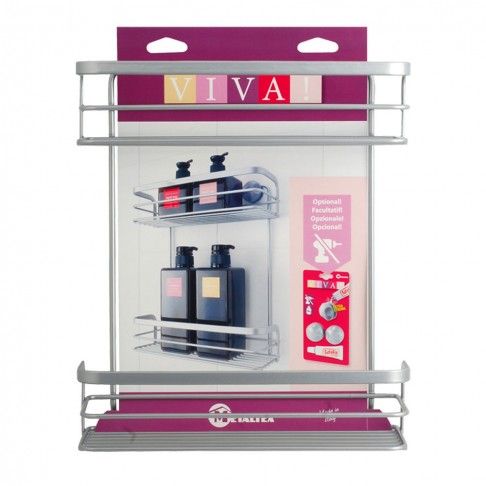 Estante Viva 2 parteleiras 26x10x30cm Estante Viva 2 parteleiras 26x10x30cm