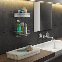 Estante Orbit 2 prateleiras 26x13x35cm Estante Orbit 2 prateleiras 26x13x35cm